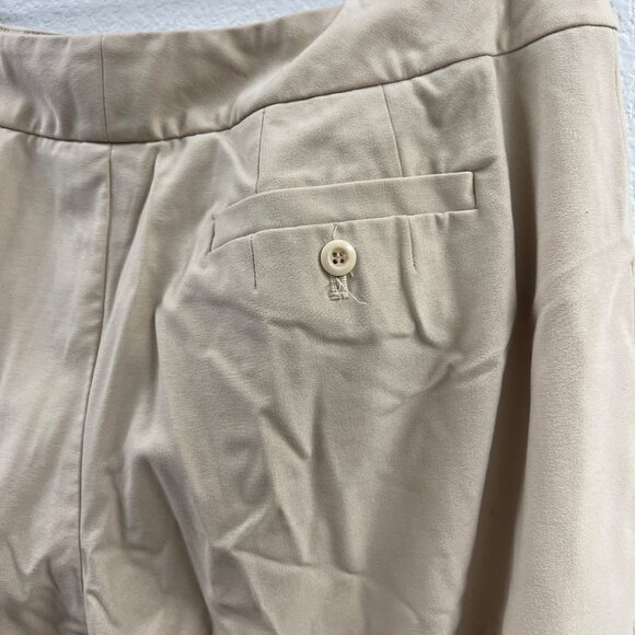 Talbots Womens Beige Stretch Straight-Leg Pants Size 8 - Picture 5 of 5
